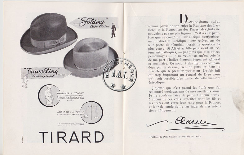 Les programmes de Théatre de l\